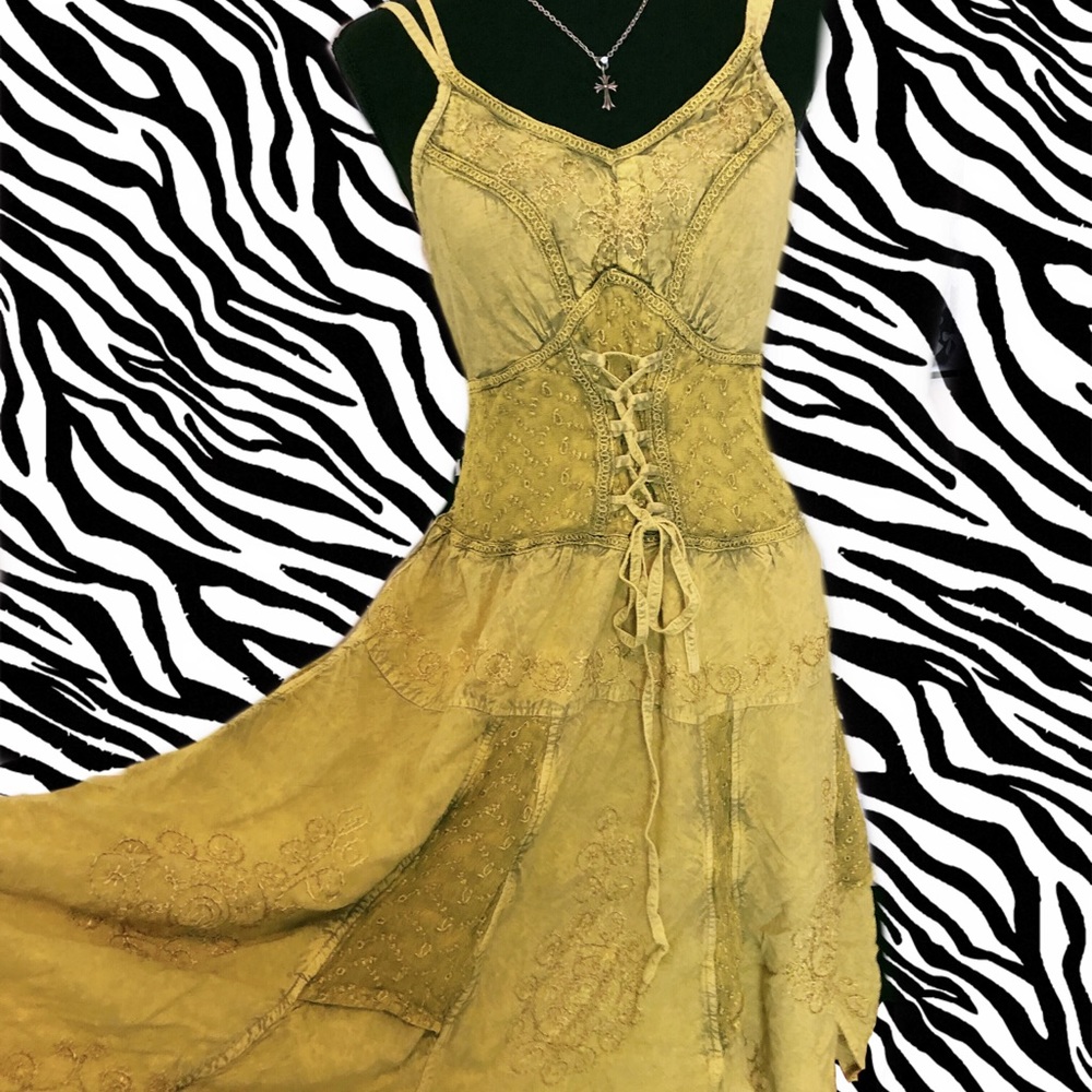 Yellow Gypsy Dress